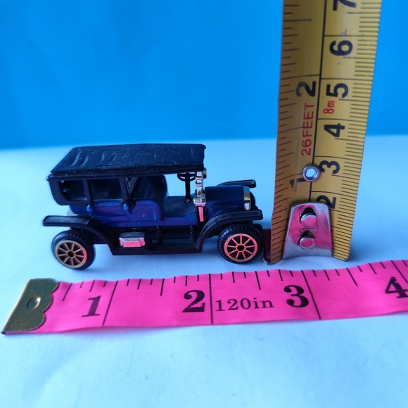 Vintage Reader's Digest High Speed Corgi Brougham Royal Blue Black Gold No. 214 - Picture 6 of 6